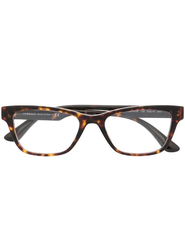 versace glasses frames tortoise shell