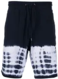 Michael Kors tie-dye print track shorts - Blue