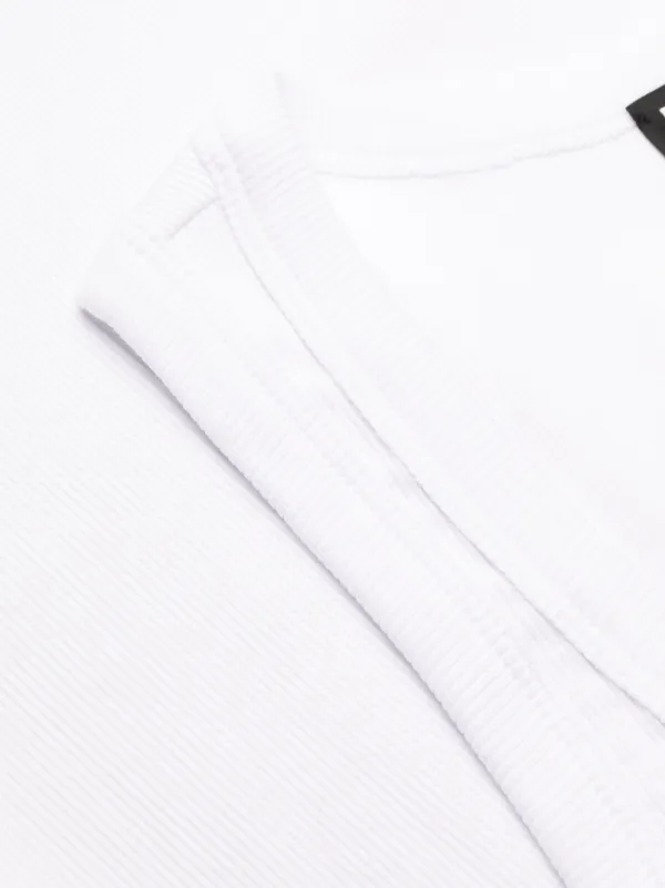 DSQUARED2 リブ タンクトップ | ホワイト | FARFETCH JP