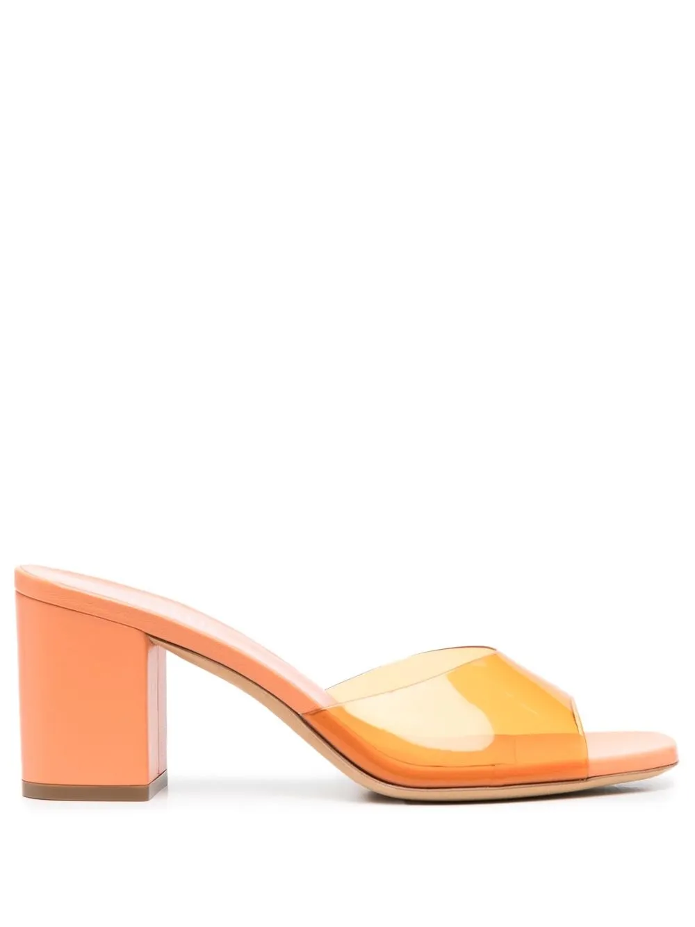 

Paris Texas Anja 80mm single-strap mules - Orange