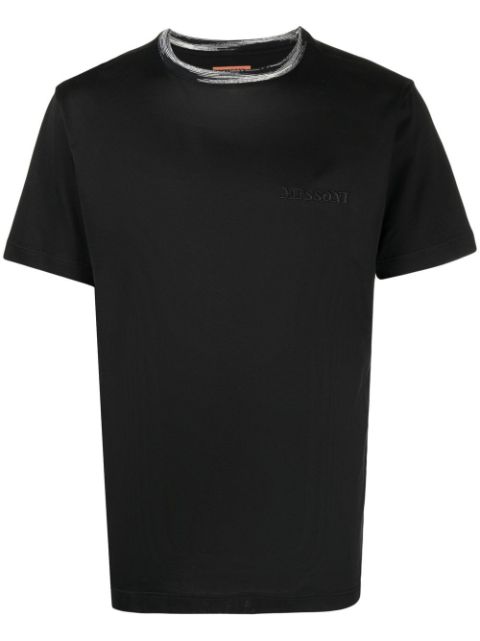 Missoni logo-embroidered cotton T-shirt