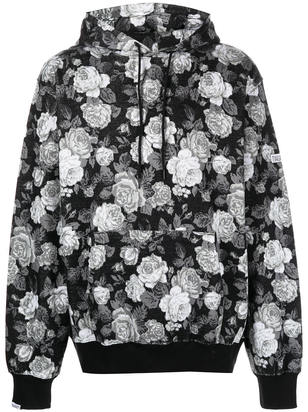 

This Is Never That hoodie floral en jacquard - Negro