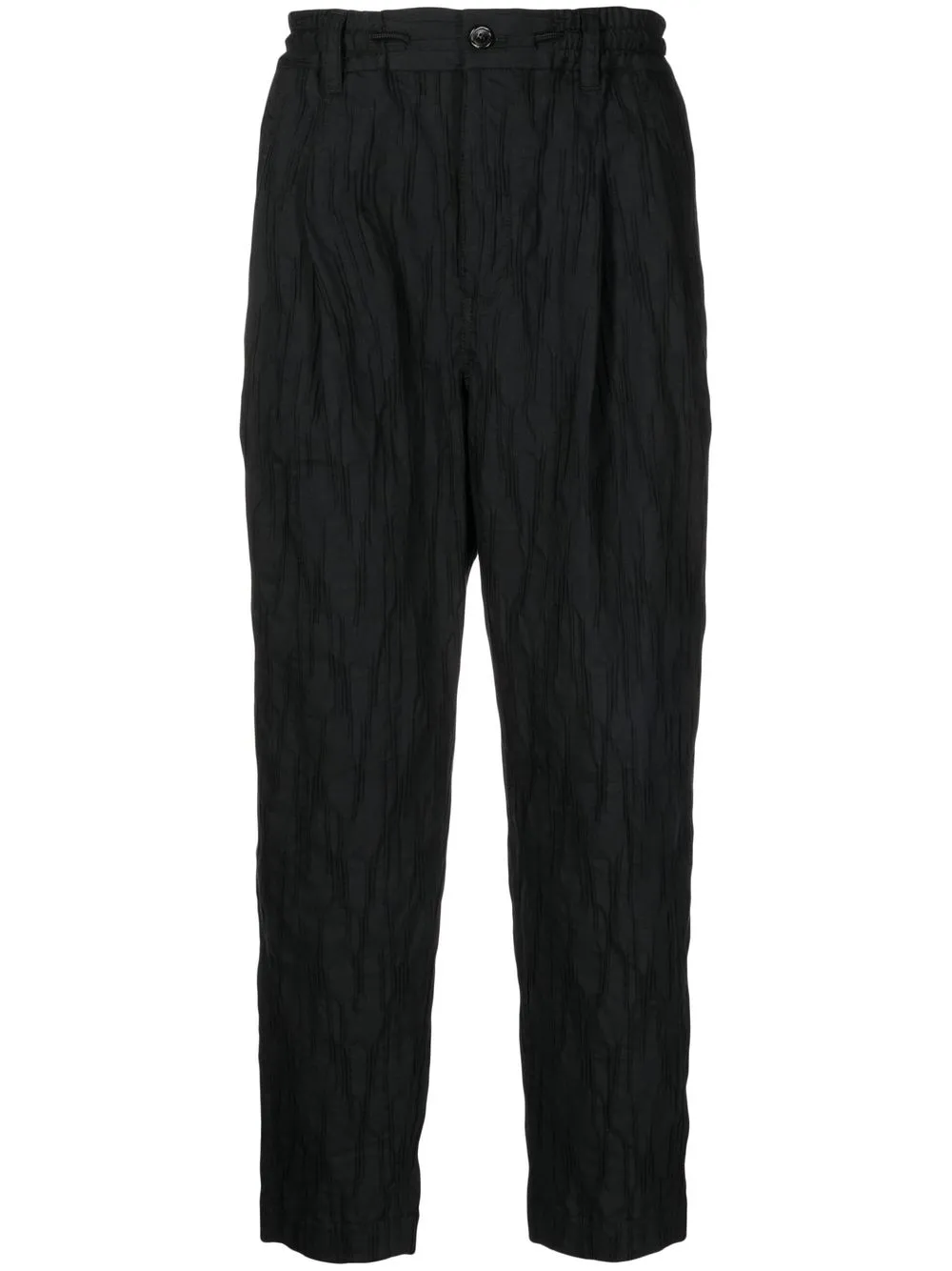 

SONGZIO pleated straight-leg track pants - Black