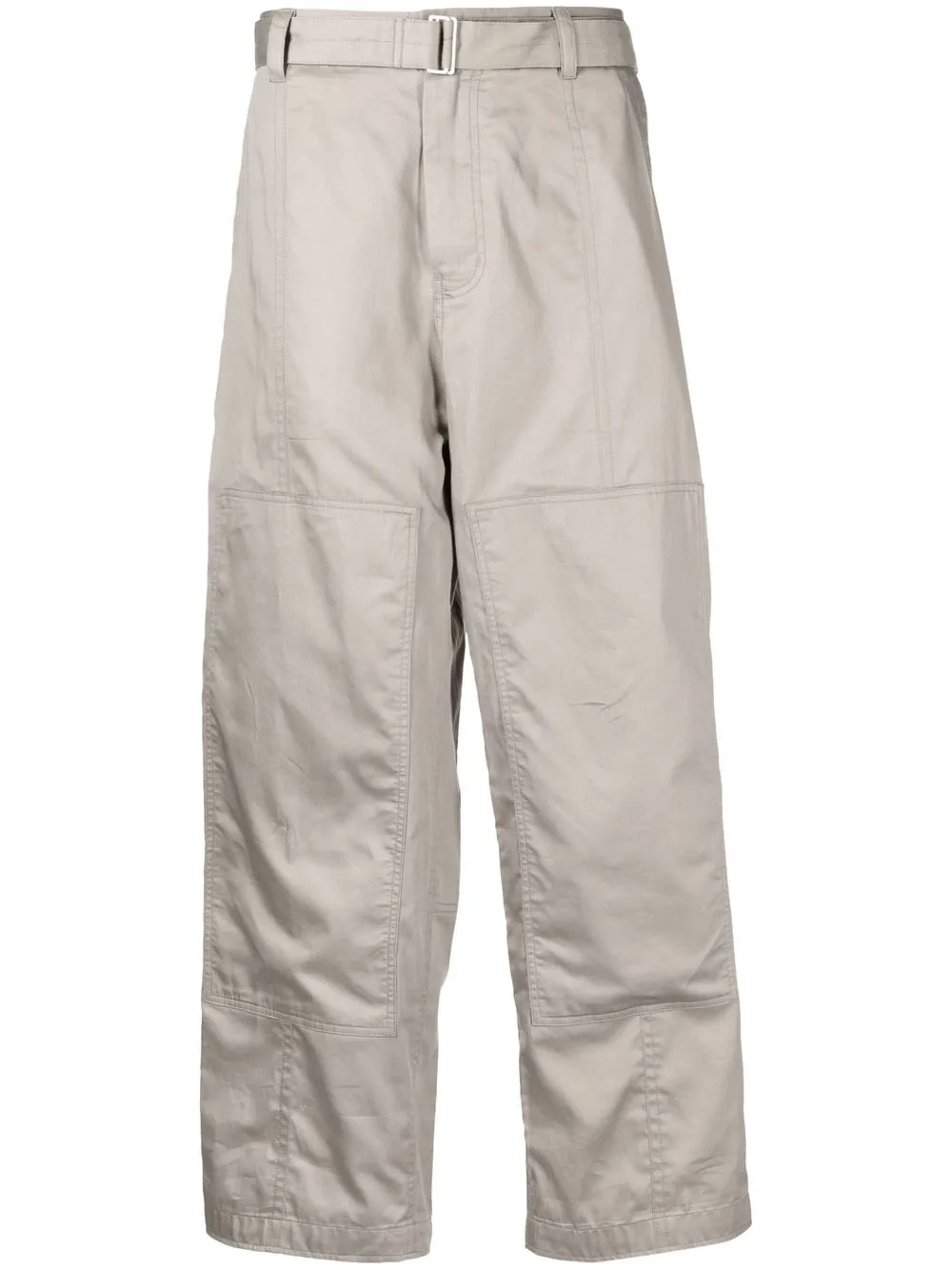 

SONGZIO pantalones rectos con cinturón - Gris