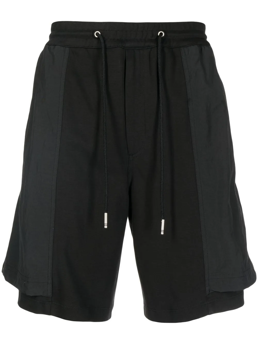 

SONGZIO layered drawstring-waistband shorts - Black