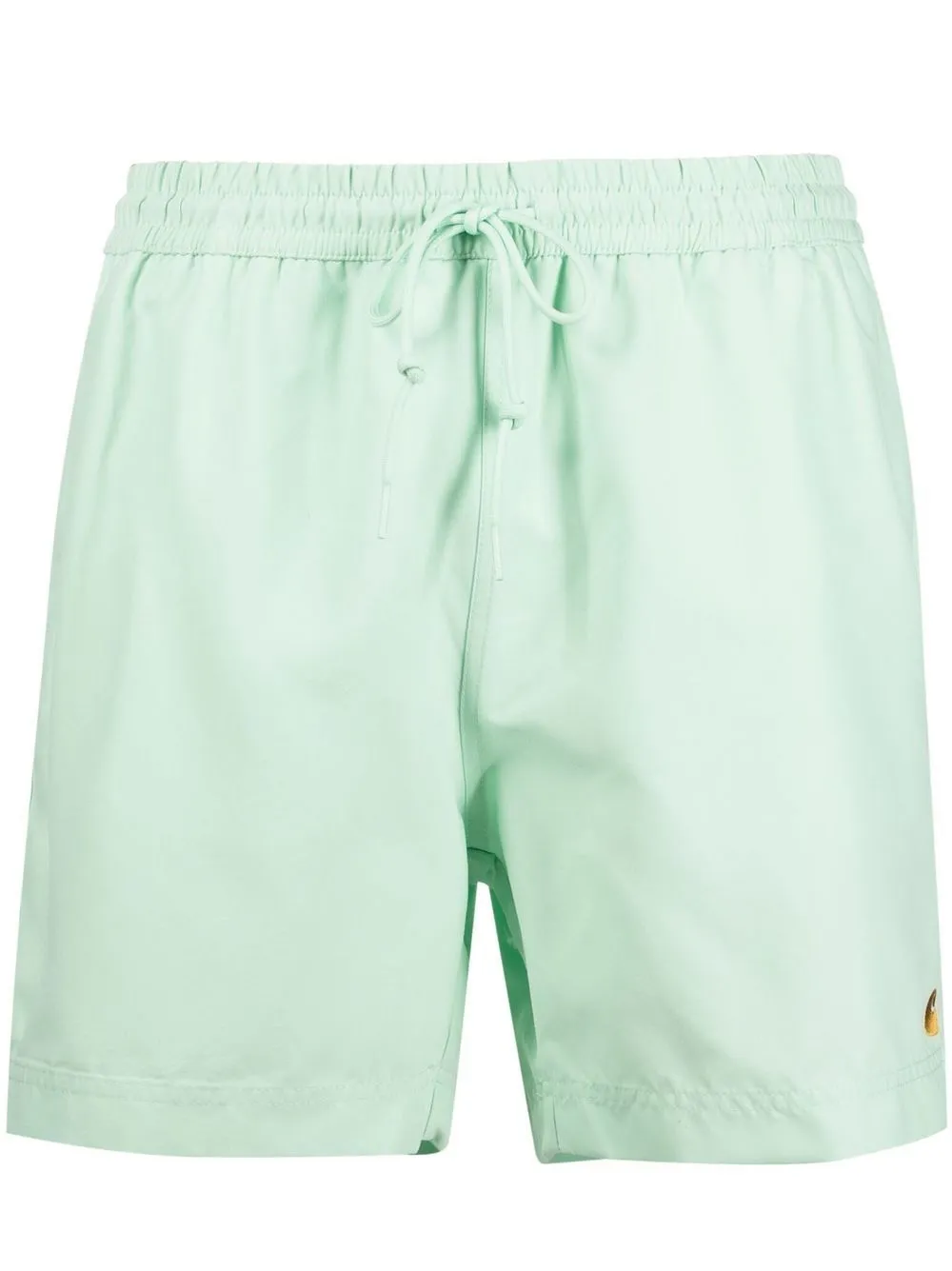 Carhartt Drawstring-waist Swim-shorts In Green