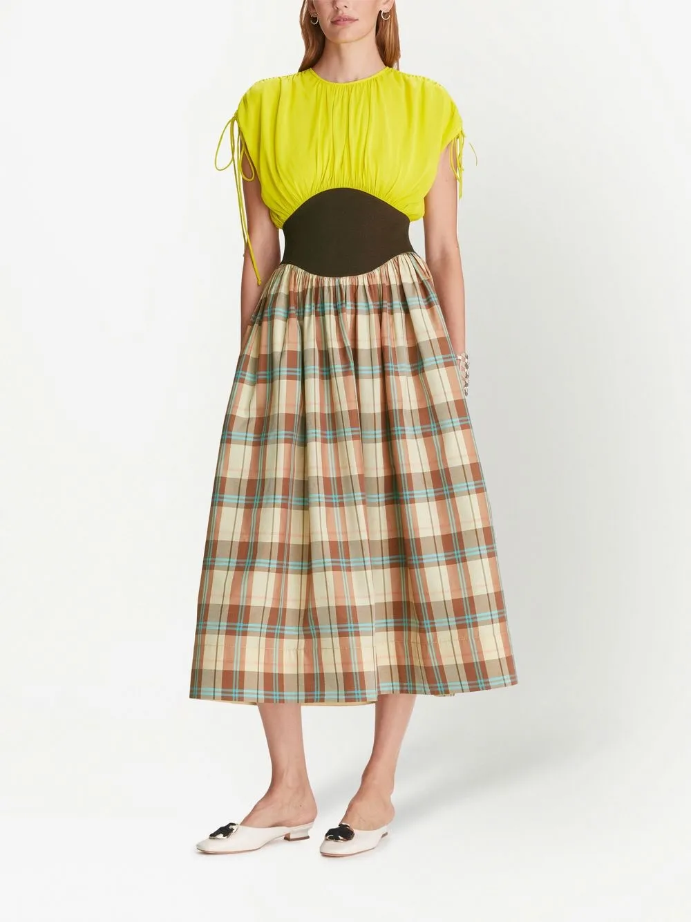 Tory Burch Zijden jurk - Geel