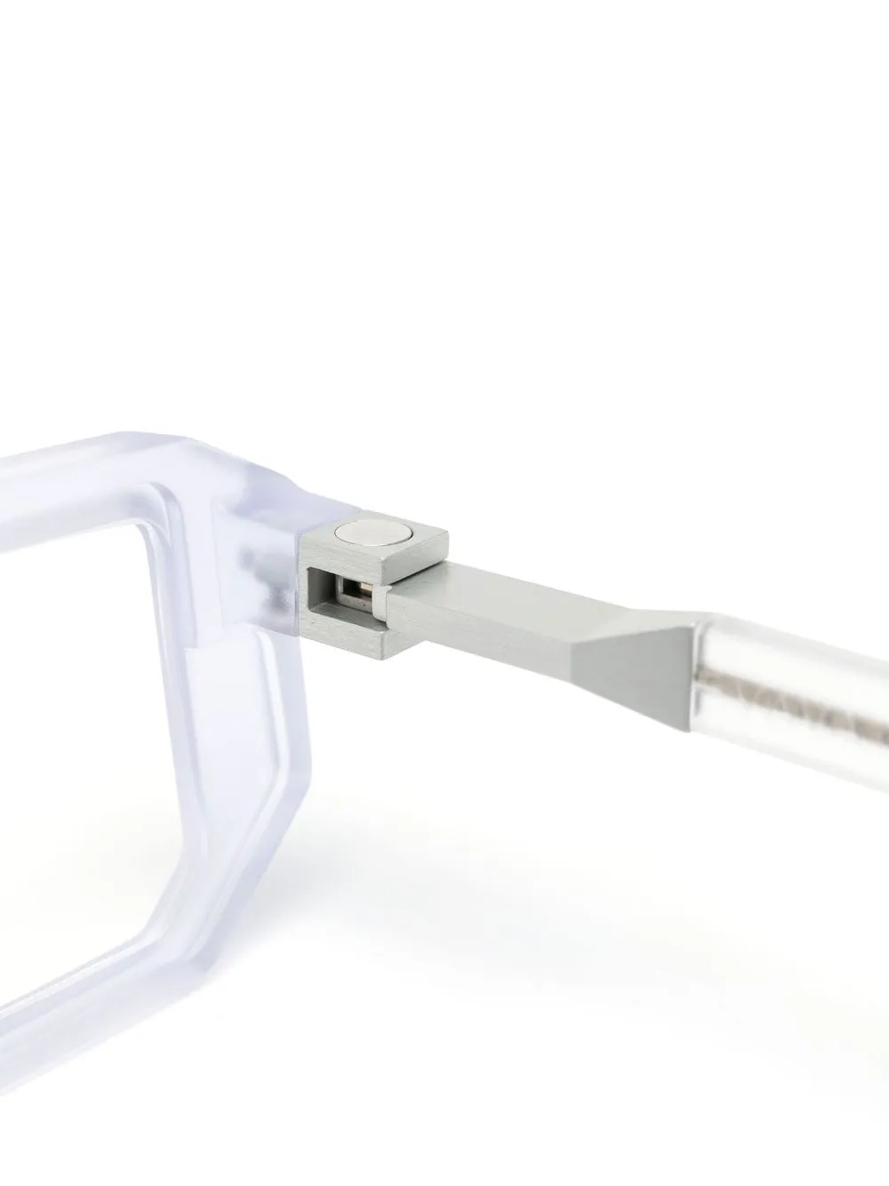  Vava Eyewear Matte Brille Mit Eckigem Gestell   Weiß 