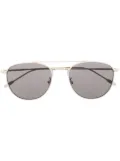 Montblanc MB0211S pilot-frame sunglasses - Gold