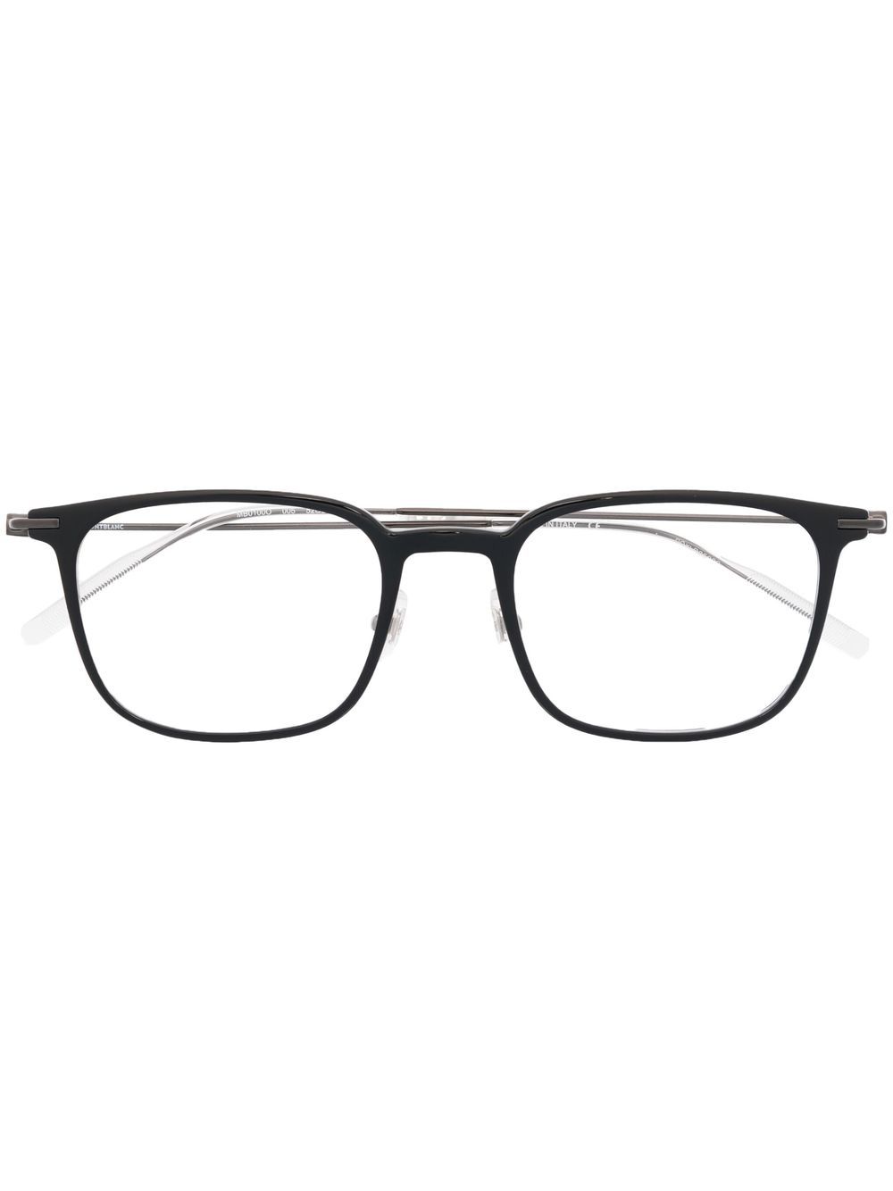 Montblanc Mb0100o Square-frame Glasses In Silver | ModeSens