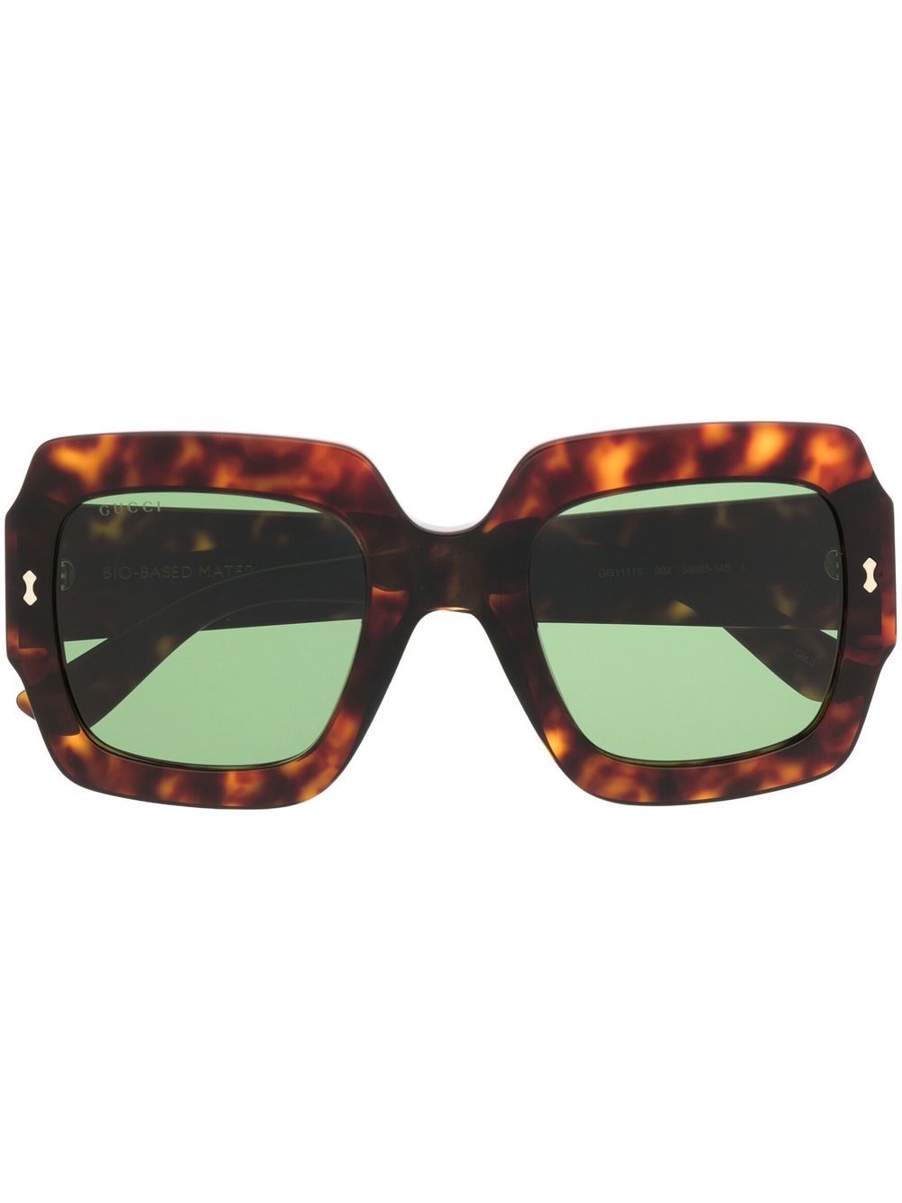 Gucci Oversized Tortoiseshell-frame Sunglasses In Brown