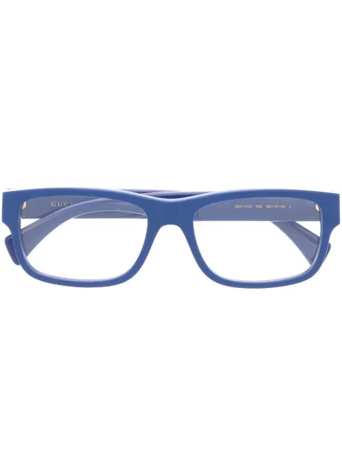 Gucci Eyewear rectangular-frame logo glasses