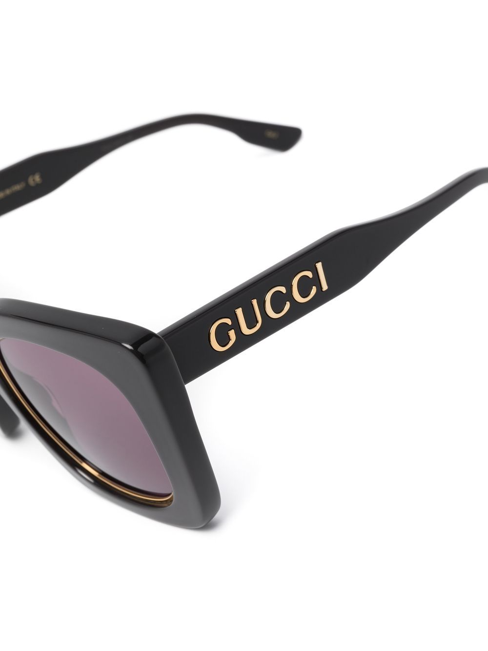 Shop Gucci Gg1151s Cat-eye Sunglasses In Purple