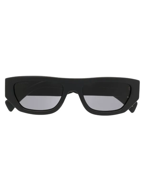 Rectangular-frame sunglasses