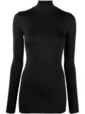 Prada triangle-logo roll-neck top - Black
