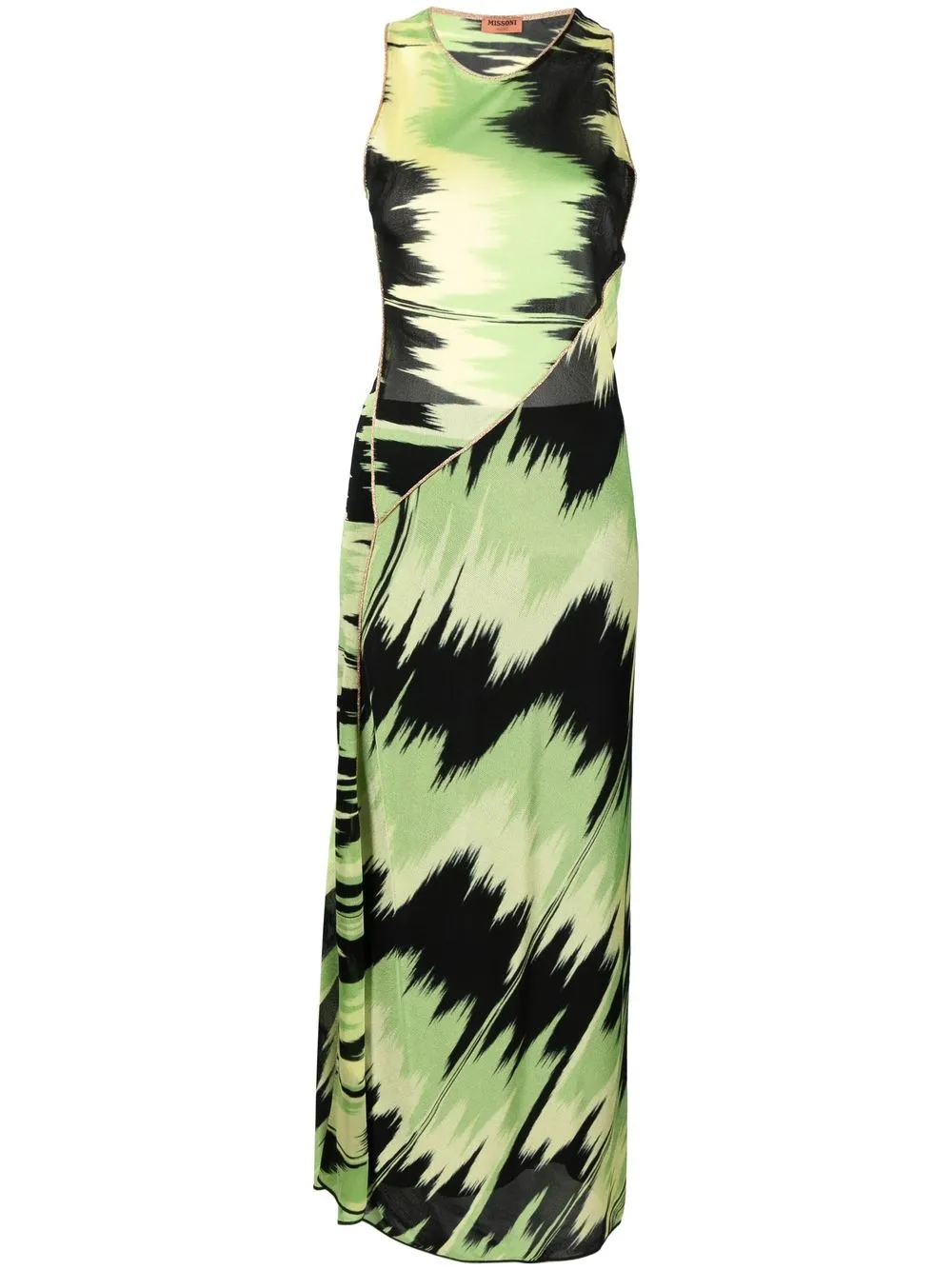 

Missoni all-over graphic-print dress - Green