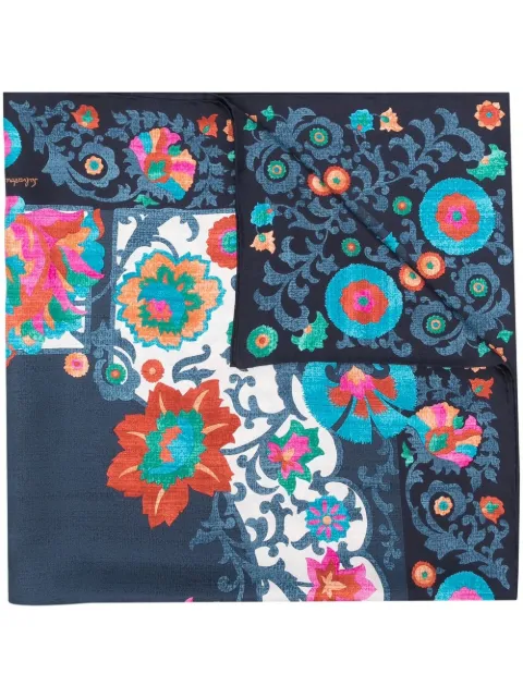 Ferragamo Uzbekistan floral-print Silk Scarf - Farfetch