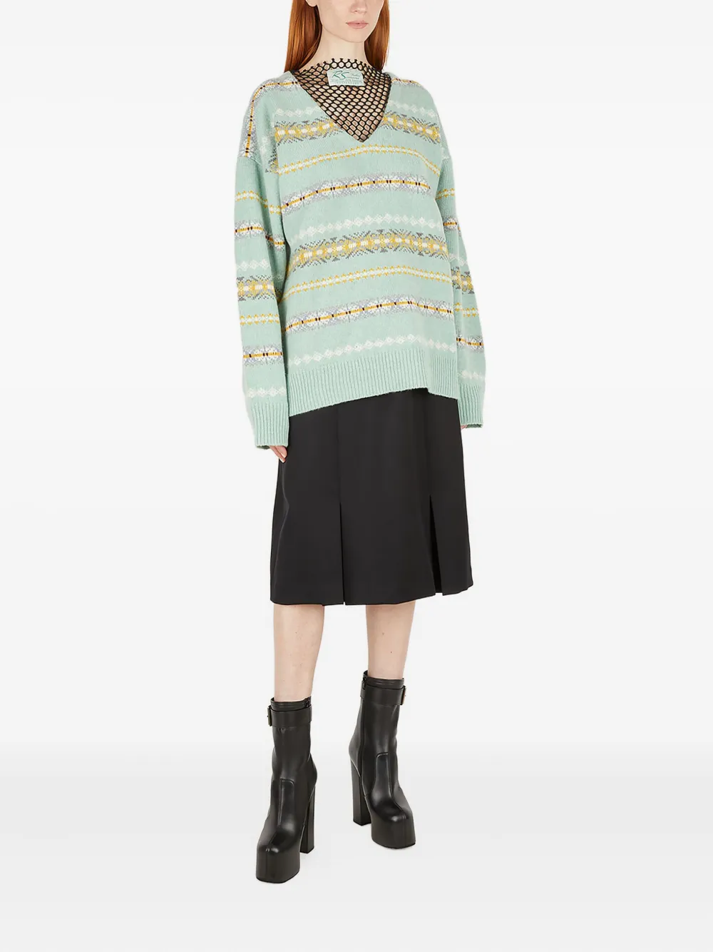 Raf Simons A-line midi skirt | A-Line Skirts | Image 2