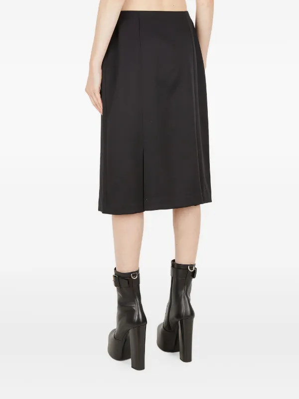 Raf Simons A-line Midi Skirt | Black | FARFETCH