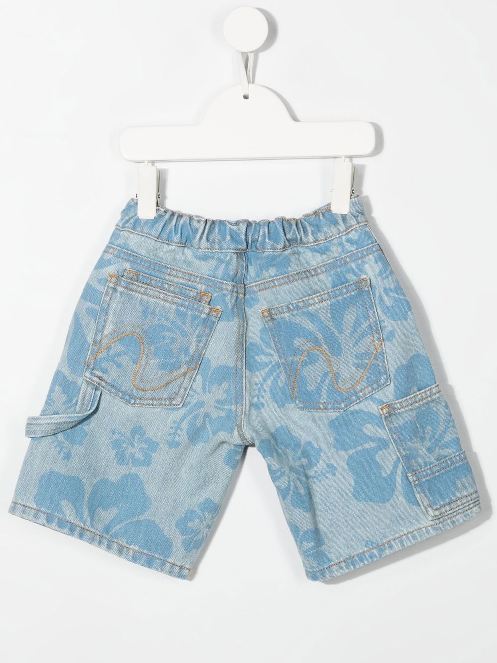 ERL KIDS Shorts met elastische taille - Blauw