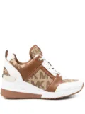 Michael Kors Georgie high-top sneakers - Brown