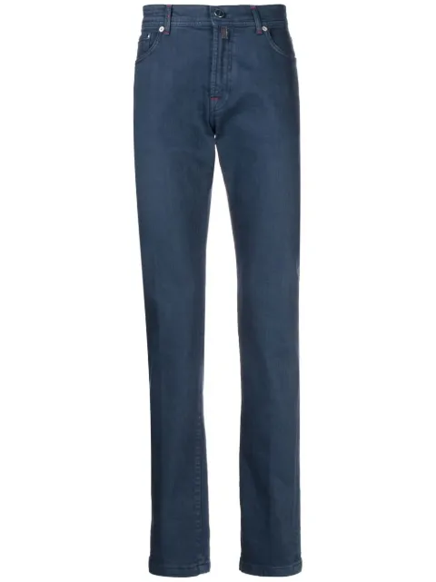Kiton slim-cut chino trousers