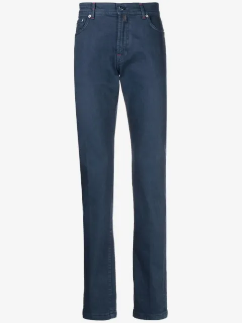 Kiton slim-cut chino trousers