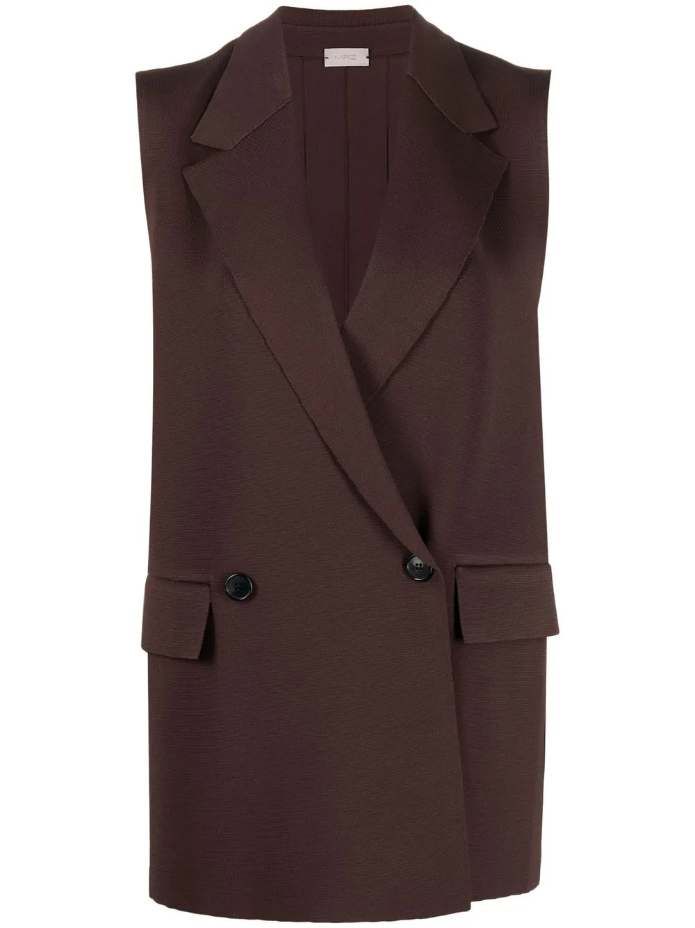 MRZ double-breasted fitted waistcoat