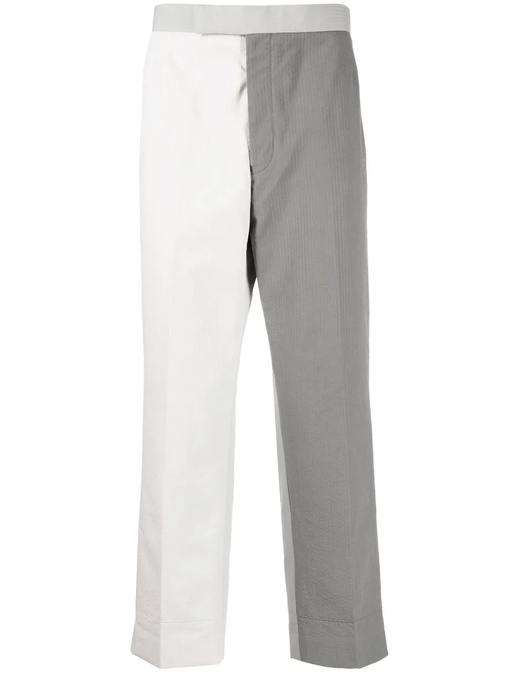 

Thom Browne pantalones con tiro medio - Gris