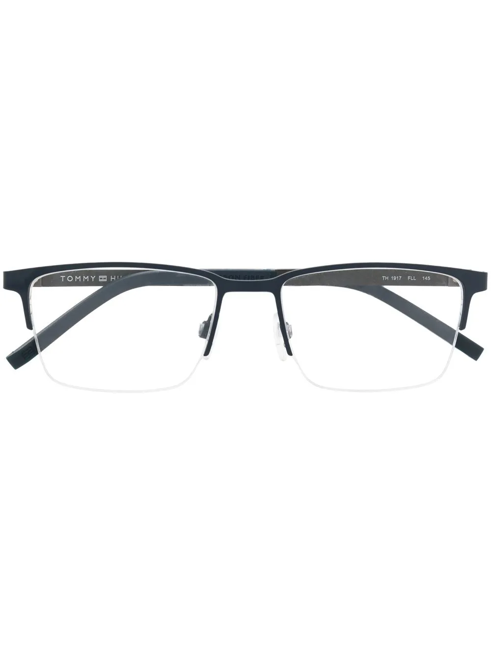 

Tommy Hilfiger rectangle-frame glasses - Blue