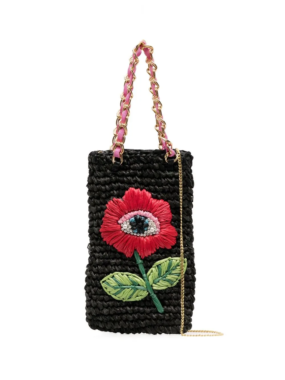 

RADA' bolsa con detalle floral - Negro