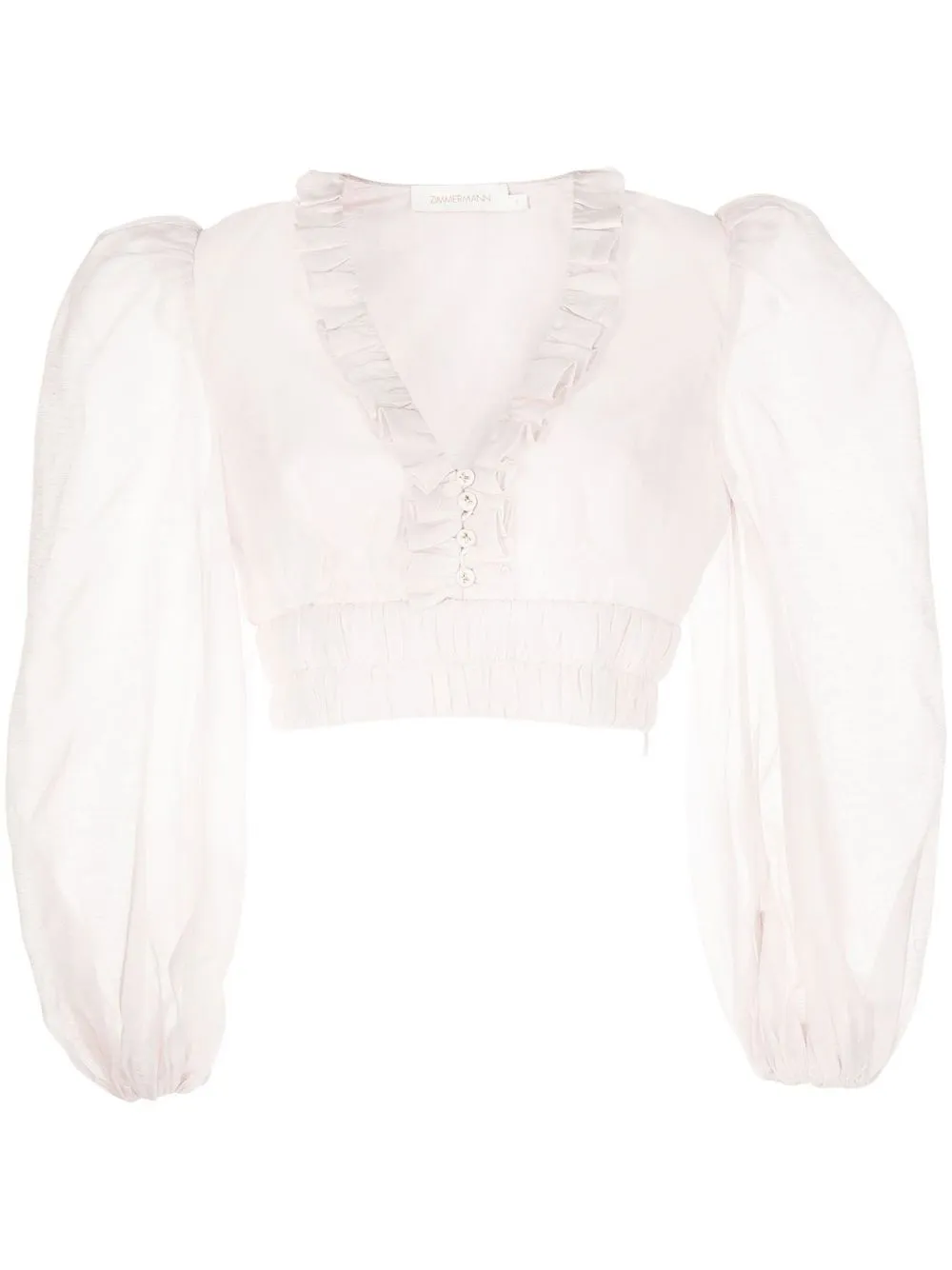 

ZIMMERMANN blusa Rhythmic - Rosado