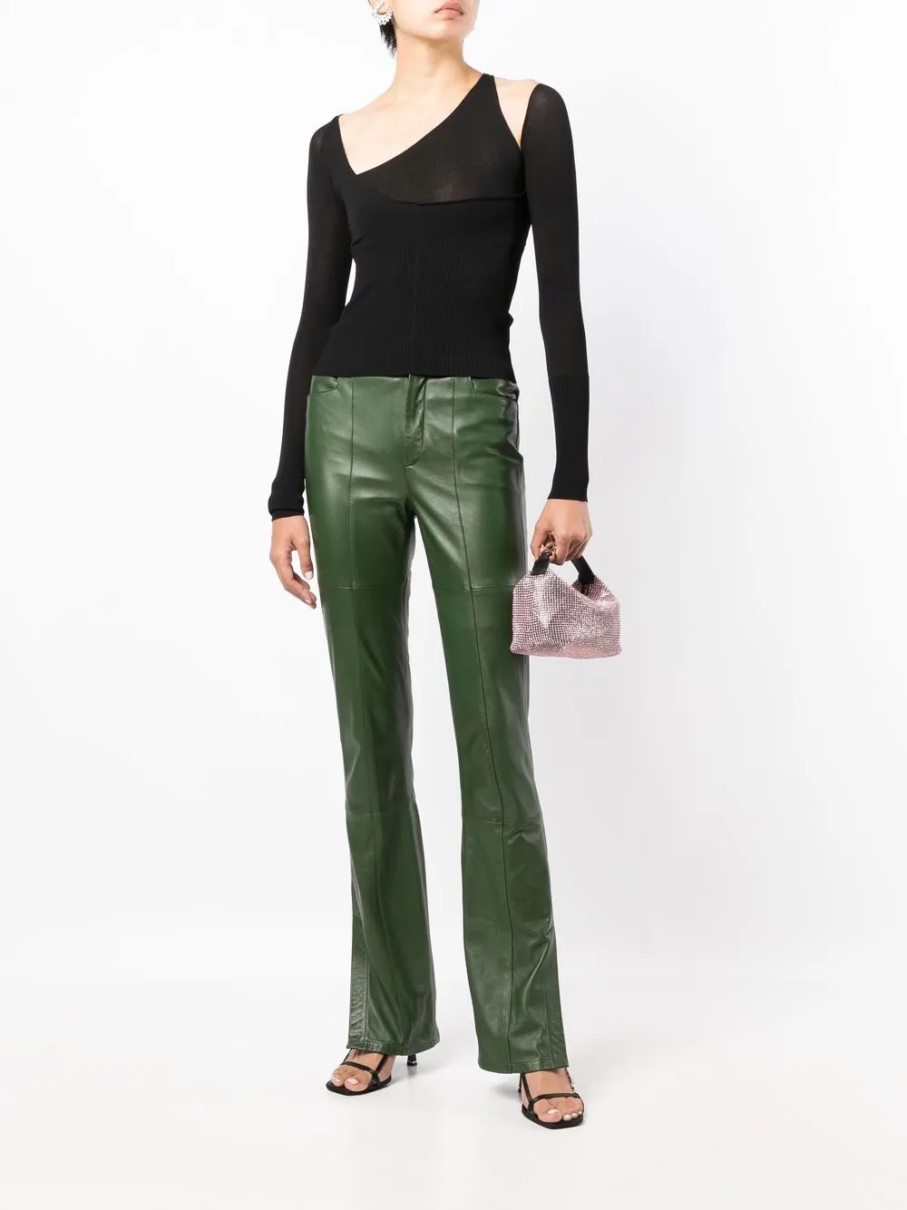 Nº21 Asymmetrische top - Zwart