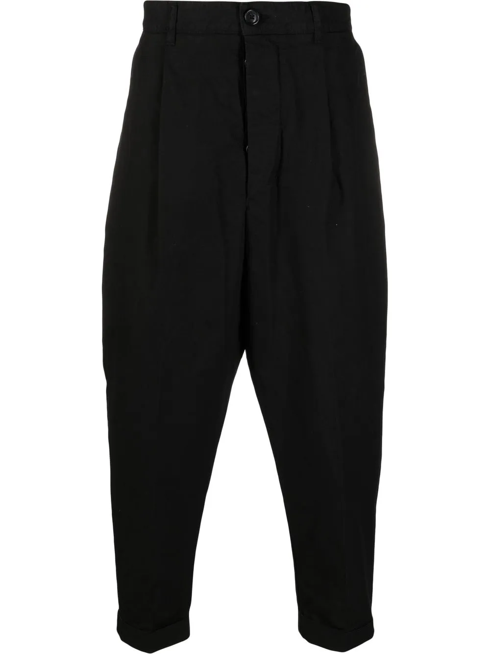 

AMI Paris pantalones oversize - Negro