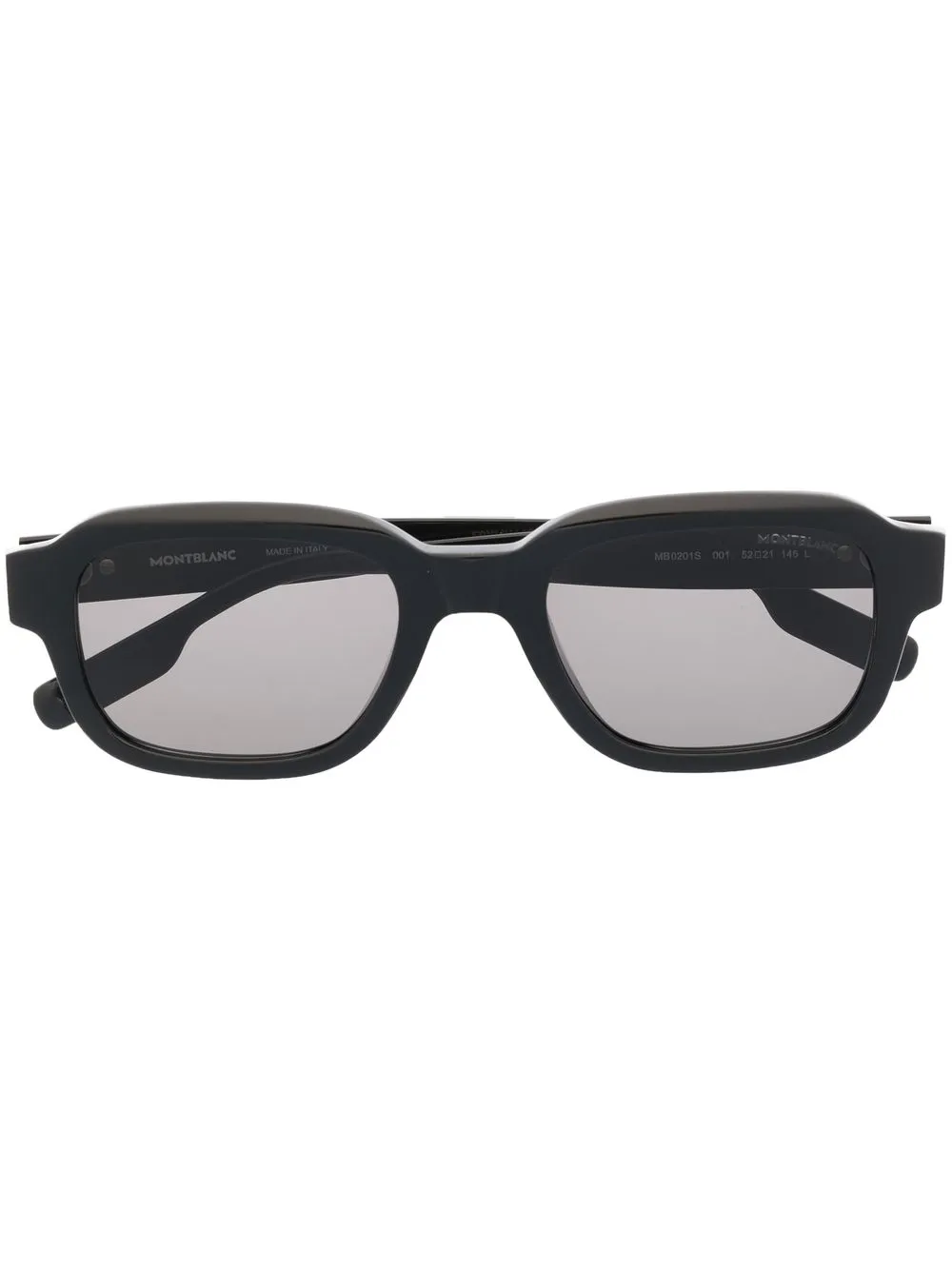 

Montblanc MB0201S rectangular-frame sunglasses - Black