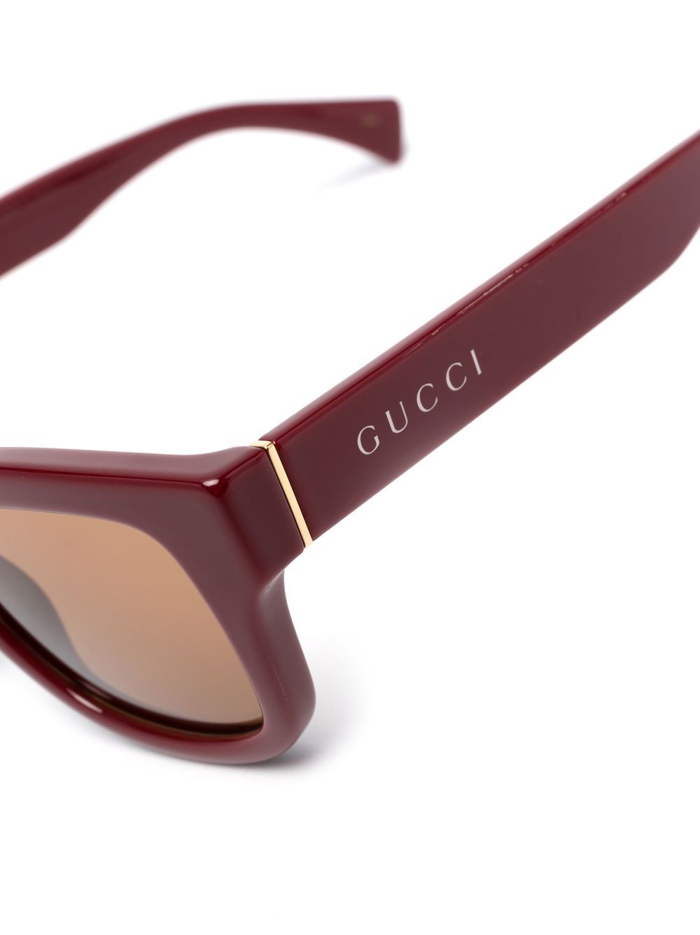 Gucci Eyewear Logo Arm Detail Sunglasses Farfetch