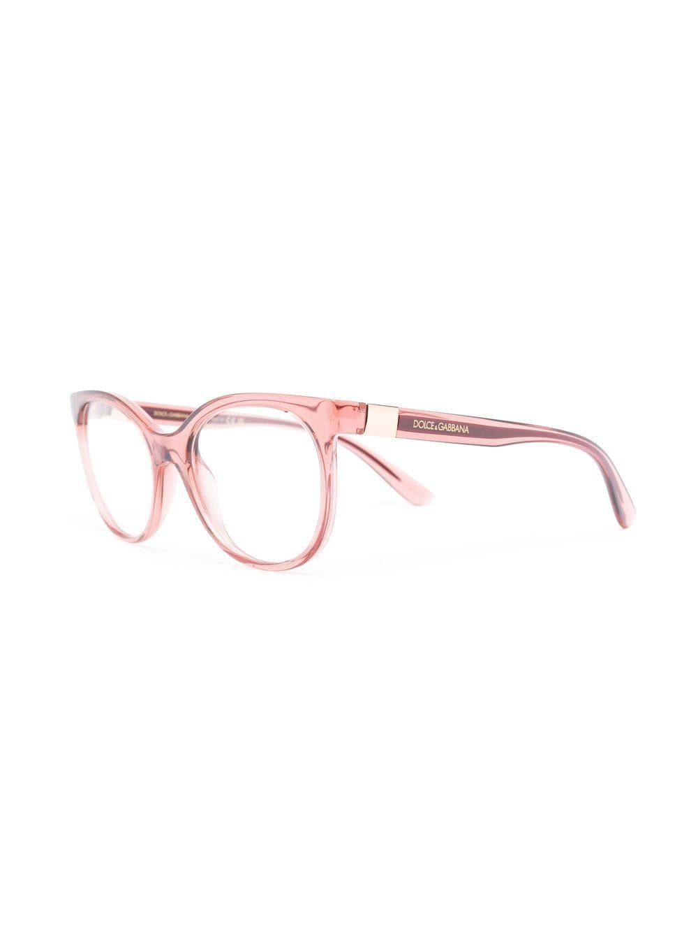 Dolce & Gabbana Eyewear Bril met cat-eye montuur - Roze