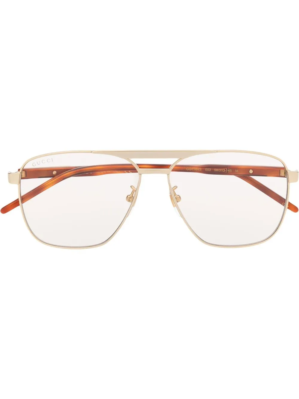 Gucci tinted pilot-frame sunglasses