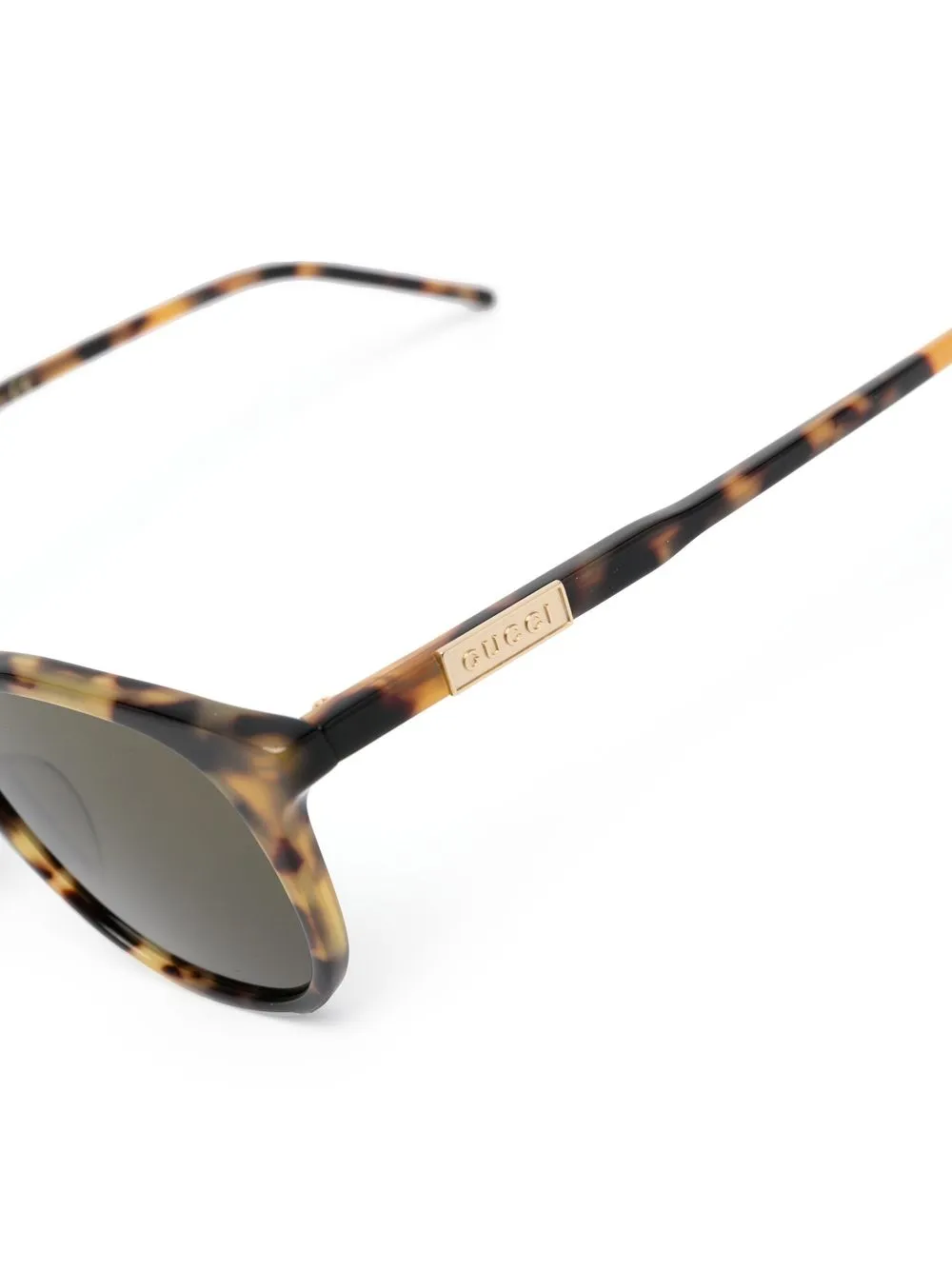 Gucci Gg1157s Cat-eye Sunglasses In Green