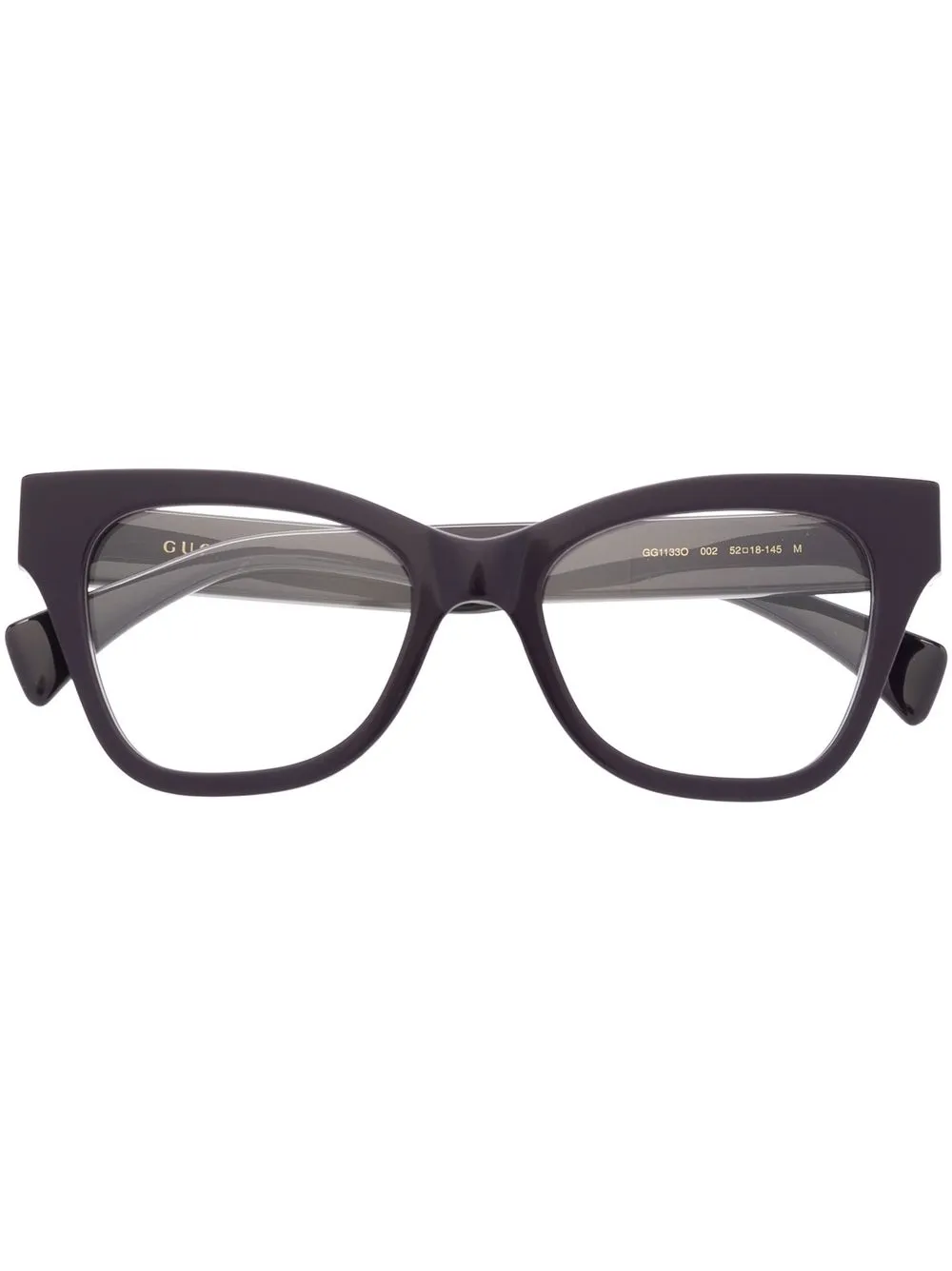 

Gucci Eyewear logo-print detail glasses - Purple