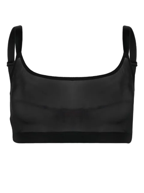 DSQUARED2 slogan-print sports bra
