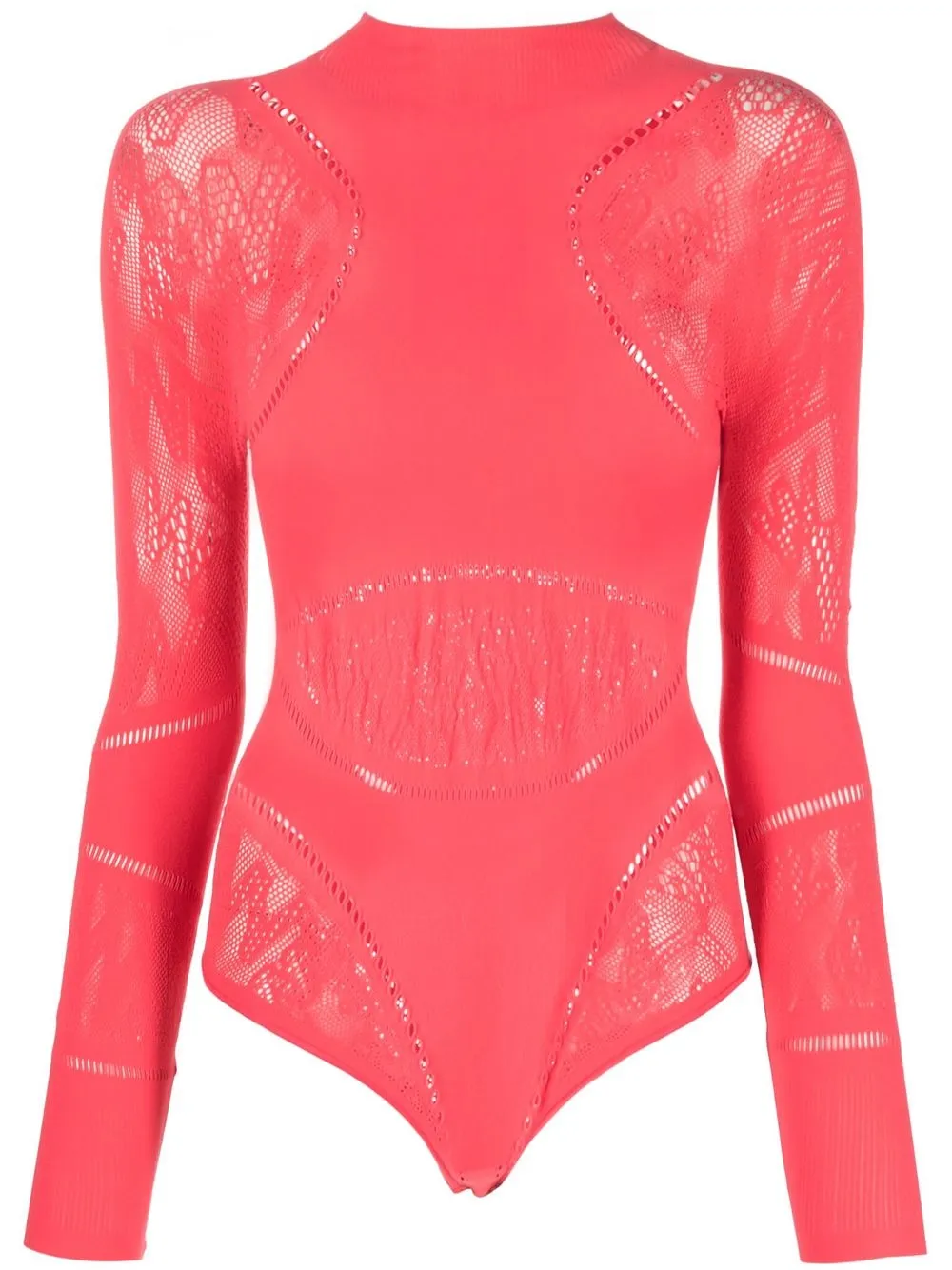 

Wolford Sporty Logo mesh body - Pink