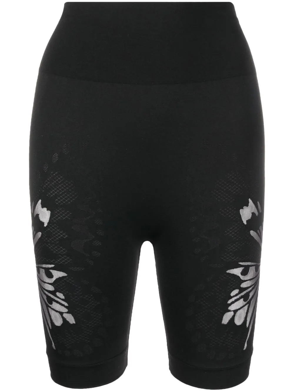 

Wolford butterfly-print cycling shorts - Black