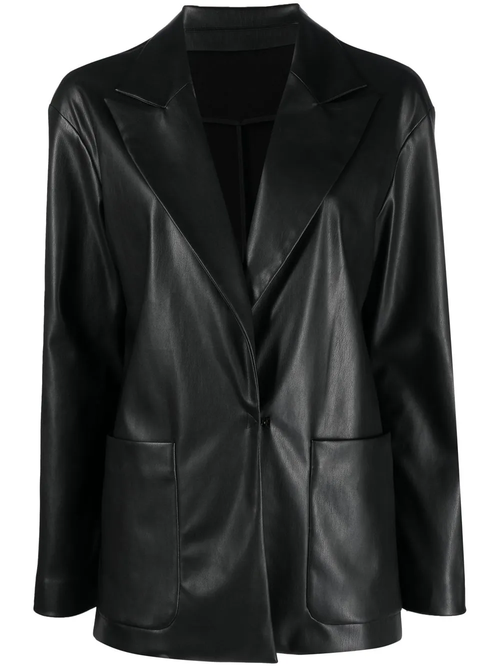 

Wolford Body-Lines faux-leather blazer - Black