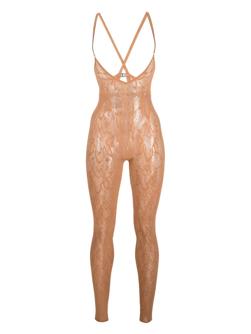 

Wolford pantimedias con monograma - Marrón
