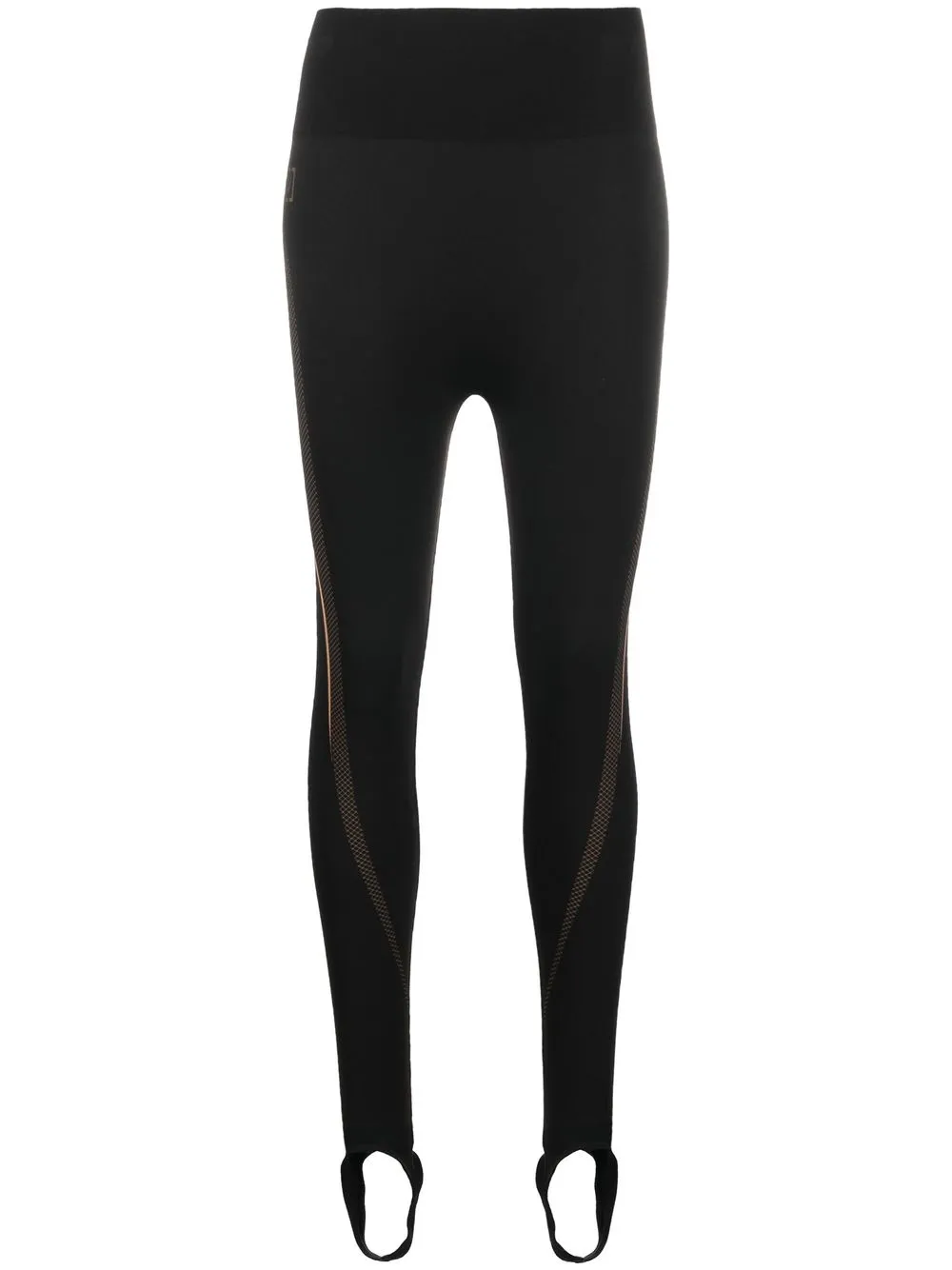 Wolford butterfly-print stirrup leggings - Black