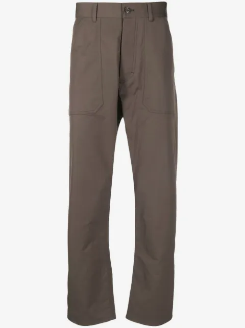 Nanushka high-rise straight-leg trousers