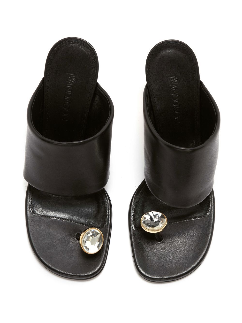 Topshop black 2025 leather sandals