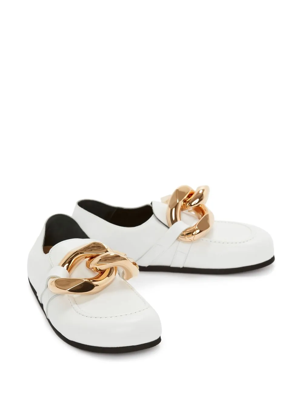 JW Anderson Loafers verfraaid met ketting - Wit