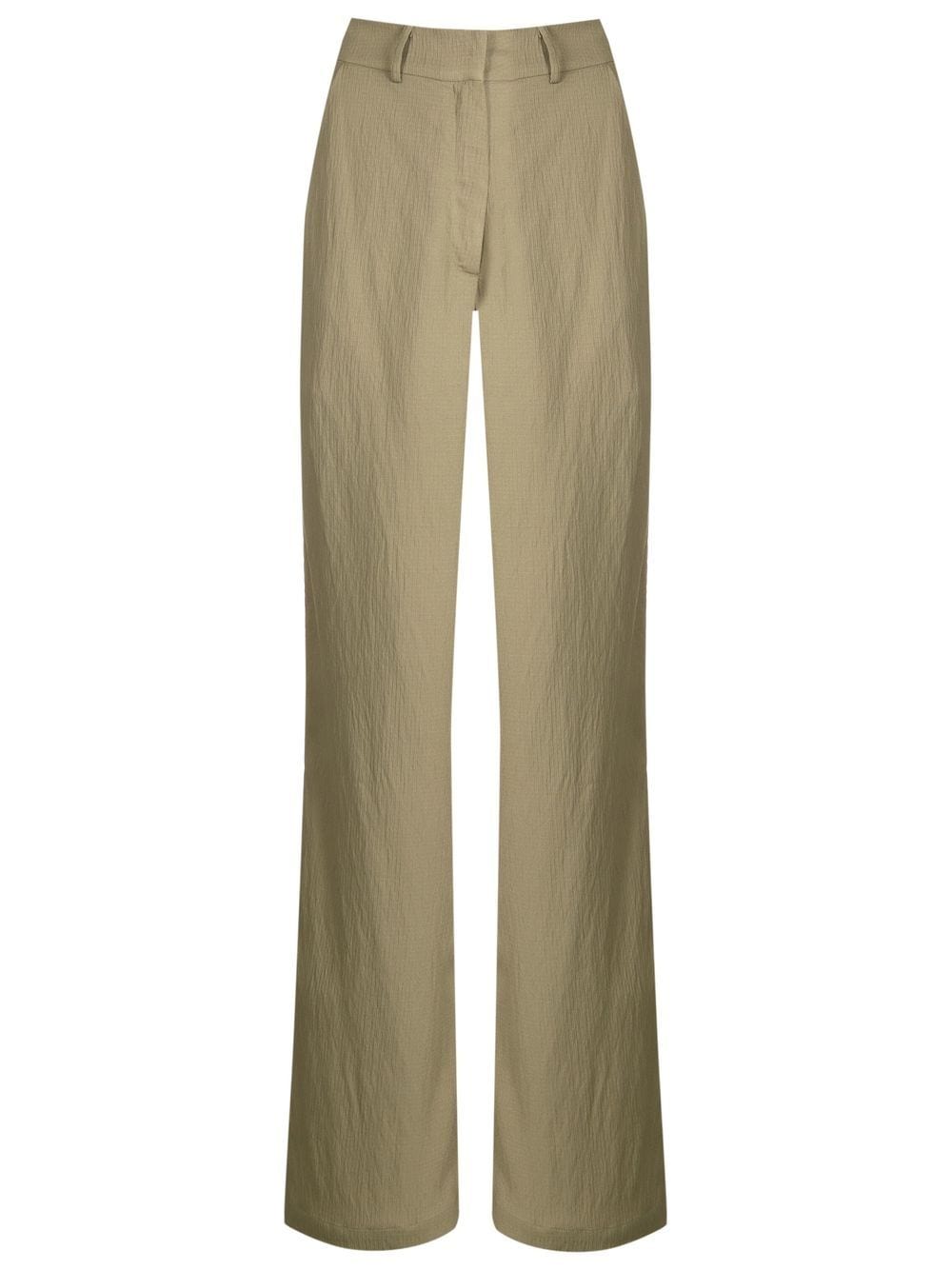 Olympiah Touch High-waisted Trousers In Green